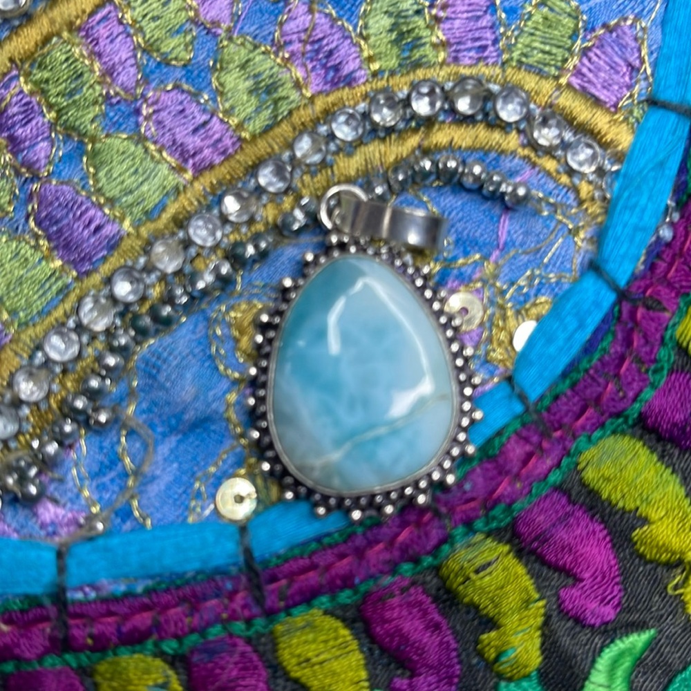 Larimar pendant